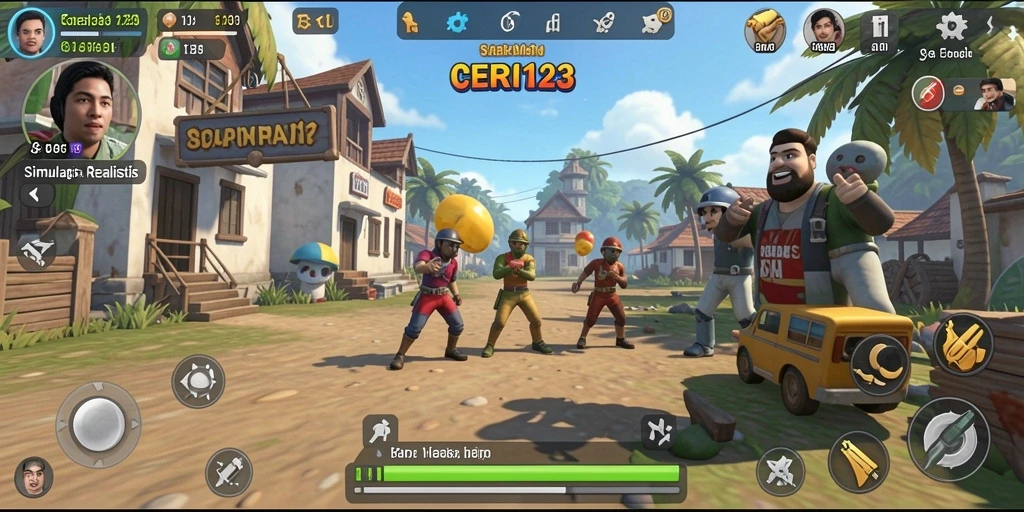 Tampilan gameplay CERI123 dengan aktivitas simulasi yang interaktif dan menarik.