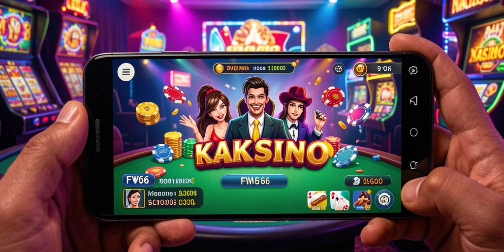 Screenshot FW66 menampilkan gameplay Kasino yang menarik dan dinamis.