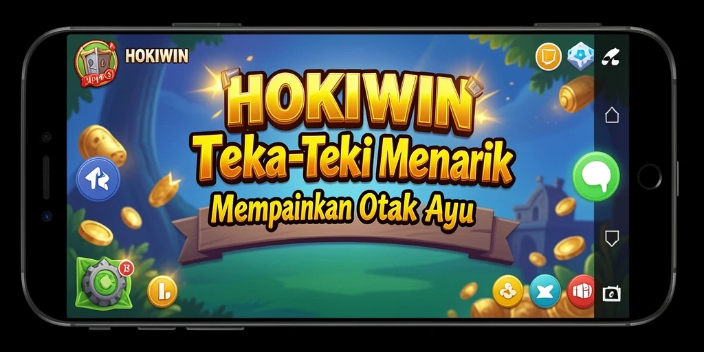Gameplay HOKIWIN yang seru dan menantang teka-teki.
